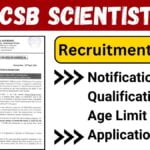 csb scientist b recruitment 2024